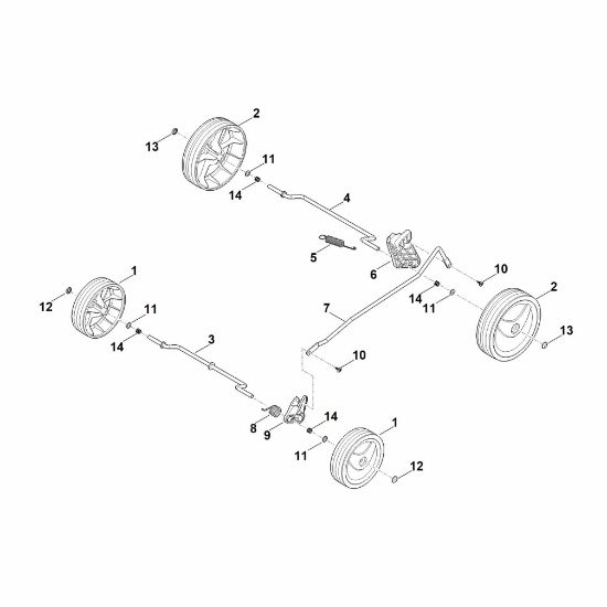 Picture of C - Chassis, height adjustment RMA 235.1
