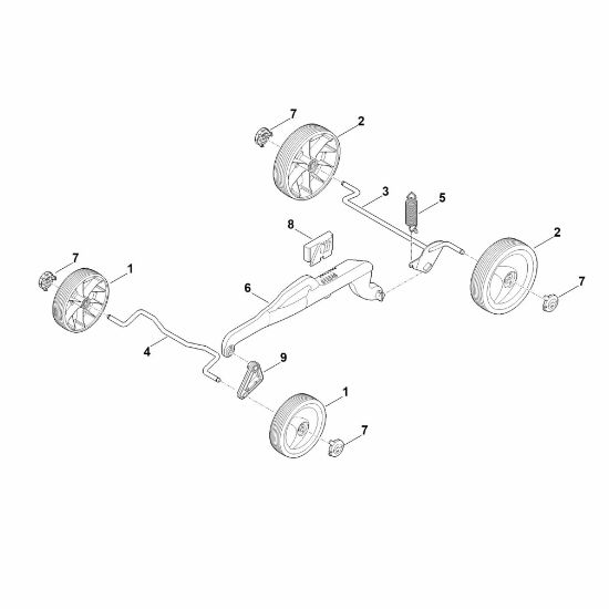Picture of C - Chassis, height adjustment RMA 239.1