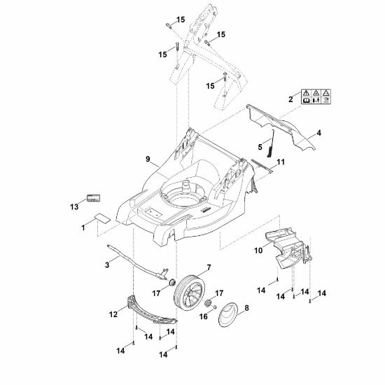 Picture of B - Housing, Front axle RMA 443.0 TC