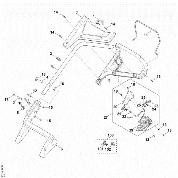 Picture of A - Handle RMA 443.2 C