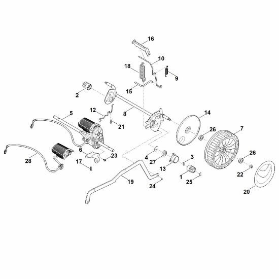 Picture of C - Chassis, height adjustment RMA 443.2 PV