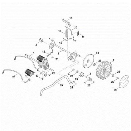 Picture of C - Chassis, height adjustment RMA 443.2 VC