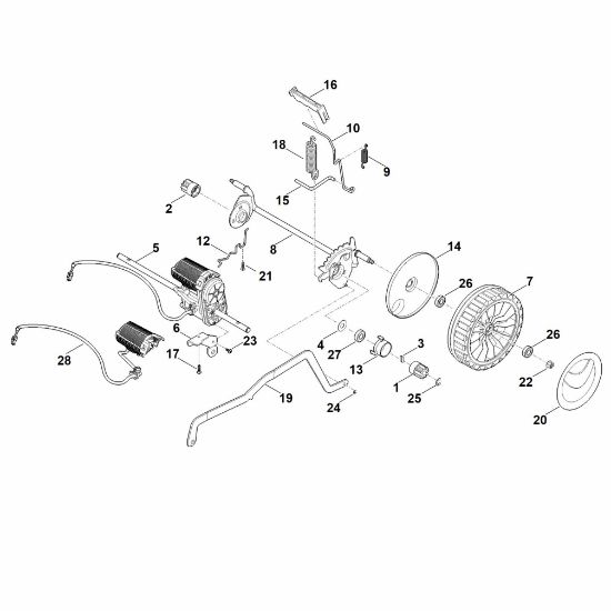 Picture of C - Chassis, height adjustment RMA 443.2 VC