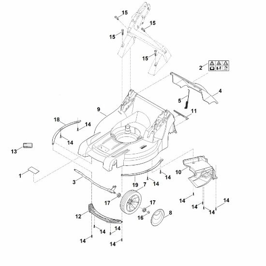Picture of B - Housing, Front axle RMA 448.0 TC