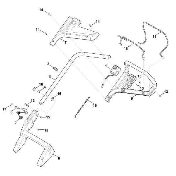 Picture of A - Handle RMA 448.1 PC