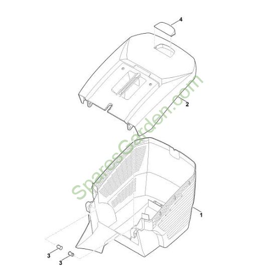 Picture of E - Grass catcher bag RMA 448.1 PC