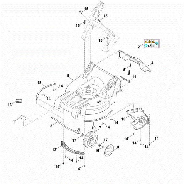 Picture of B - Housing, Front axle RMA 448.1 TC