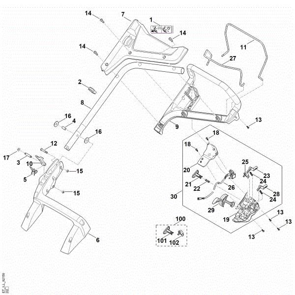 Picture of A - Handle RMA 448.2 PV