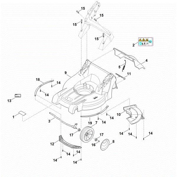 Picture of B - Housing, Front axle RMA 448.2 PV