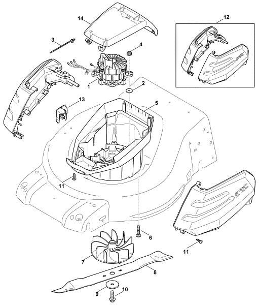 Picture of B - Electric motor, Blade RMA 510