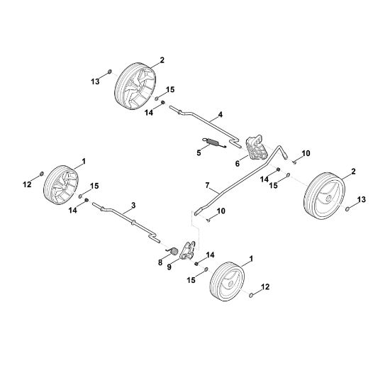 Picture of C - Chassis, height adjustment RME 235.0