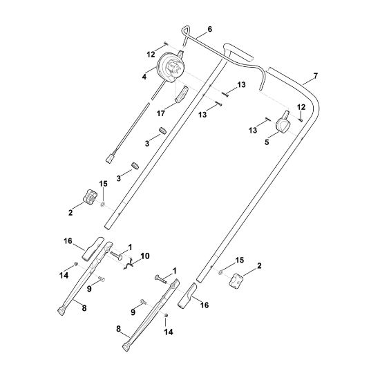 Picture of A - Handle RME 545.0