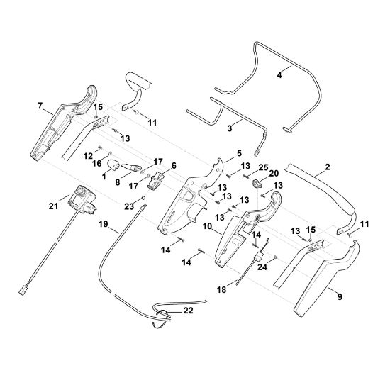 Picture of A - Handle upper part RME 545.0 V