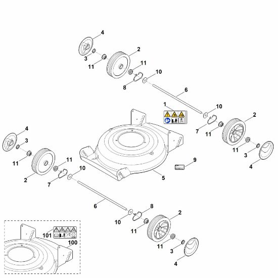 Picture of B - Housing, chassis RM 2.0 RC