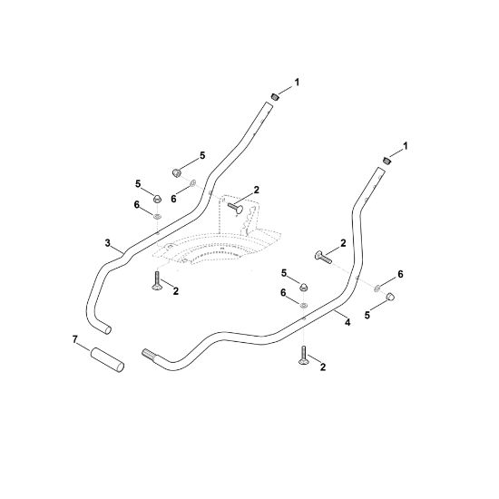 Picture of B - Handle lower part RM 2.0 RT