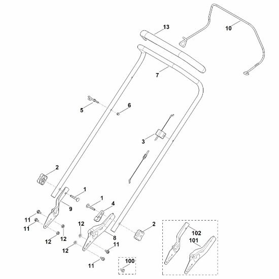 Picture of A - Handle RM 248.0