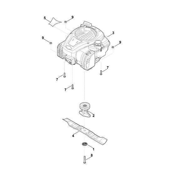 Picture of D - Engine, blade RM 248.0 T
