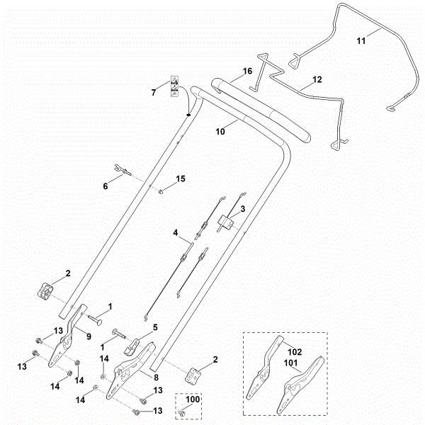 Picture of A - Handle RM 253.0 T