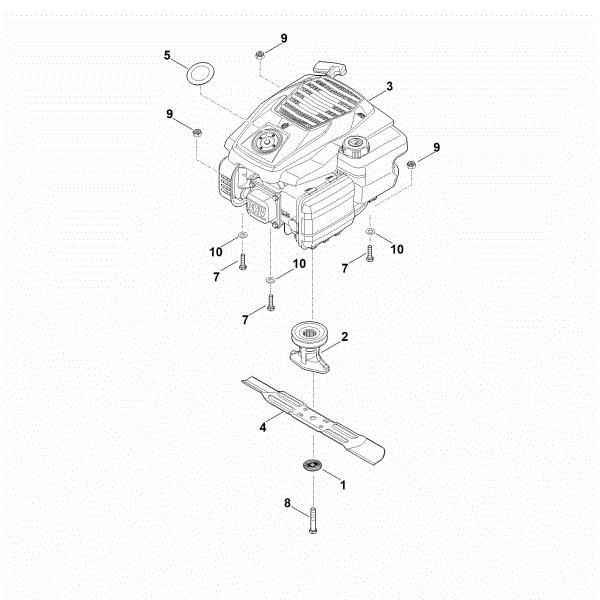 Picture of D - Engine, blade RM 253.2