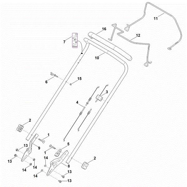 Picture of A - Handle RM 253.2 T