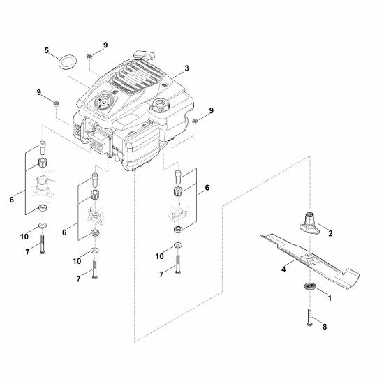 Picture of D - Engine, blade RM 443.1