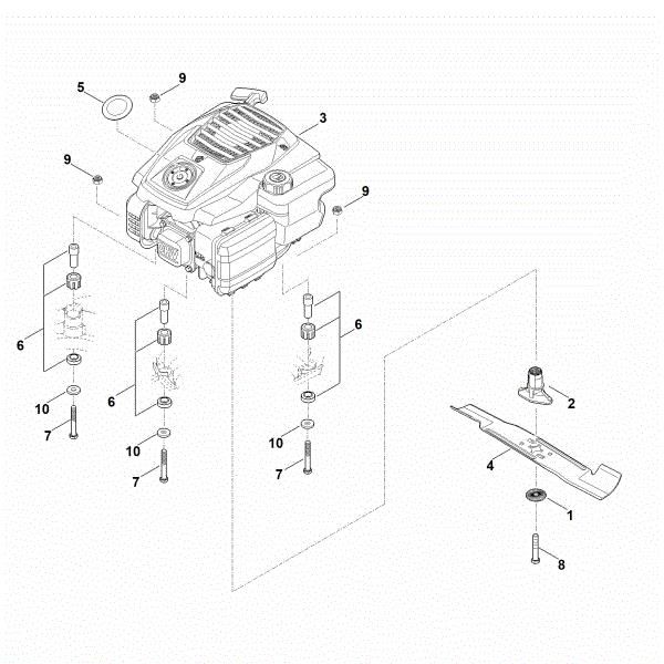 Picture of D - Engine, blade RM 443.1