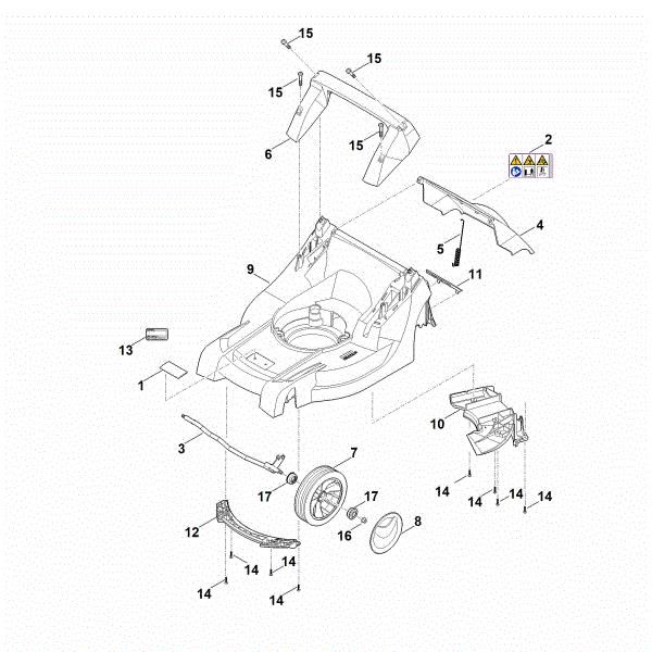 Picture of B - Housing, Front axle RM 443.1 T