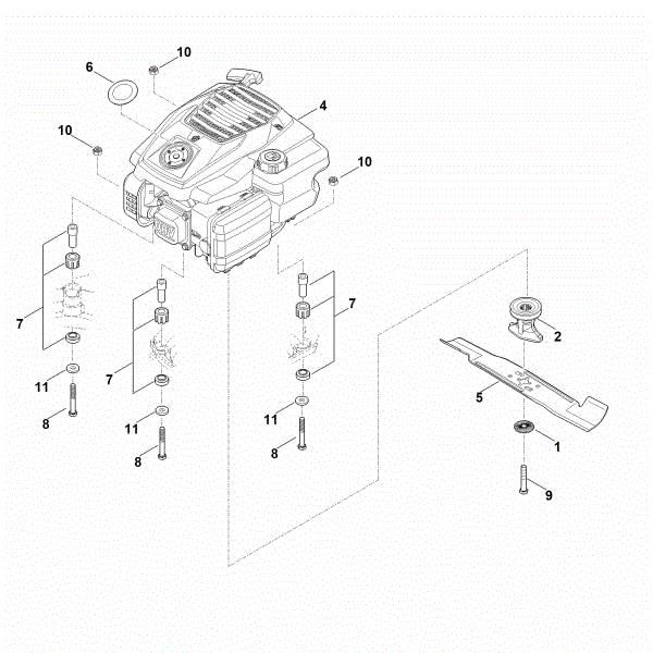 Picture of D - Engine, blade RM 443.1 T