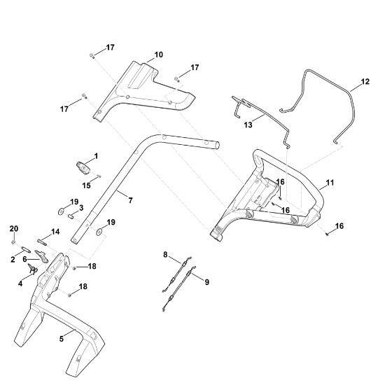 Picture of A - Handle RM 448.0 PC