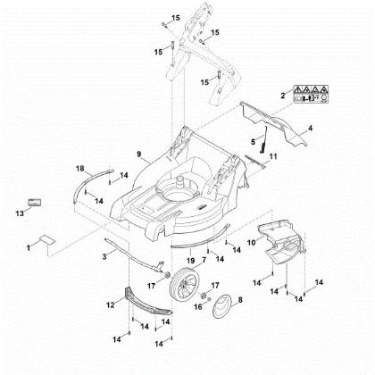 Picture of B - Housing, Front axle RM 448.0 PC