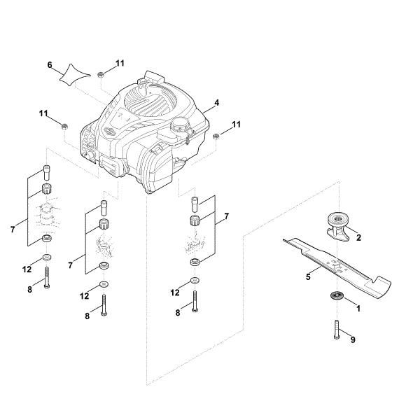 Picture of D - Engine, blade RM 448.0 PC