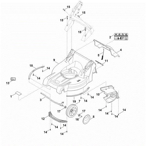 Picture of B - Housing, Front axle RM 448.0 TC