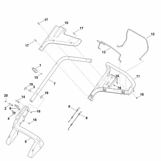 Picture of A - Handle RM 448.1 PC