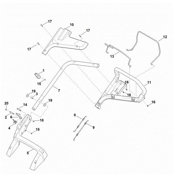 Picture of A - Handle RM 448.1 PC