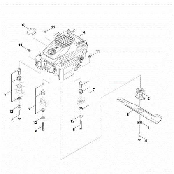 Picture of D - Engine, blade RM 448.1 PC