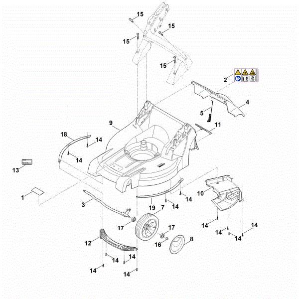 Picture of B - Housing, Front axle RM 448.1 TC