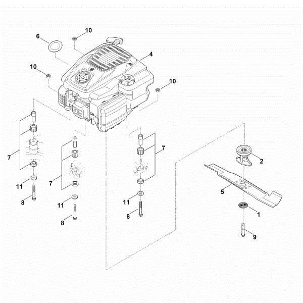 Picture of D - Engine, blade RM 448.1 TX