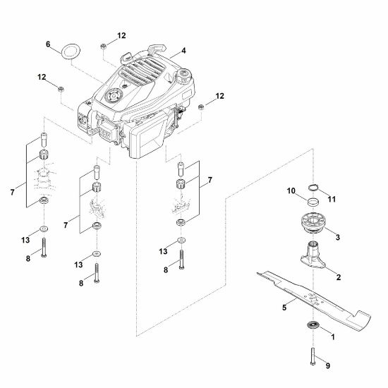 Picture of D - Engine, blade RM 448.1 VC
