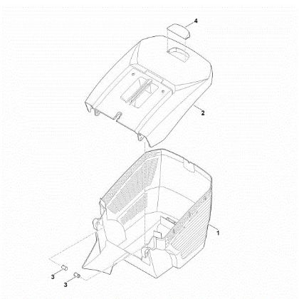 Picture of E - Grass catcher bag RM 448.1 VC