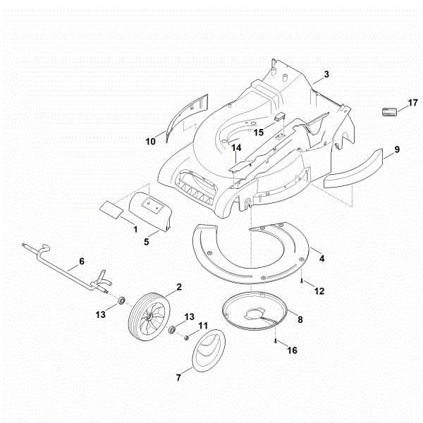 Picture of D - Housing, Front axle RM 545.0 T