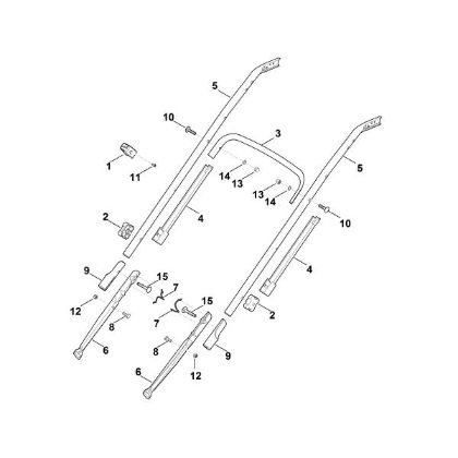 Picture of B - Handle lower part RM 545.0 V