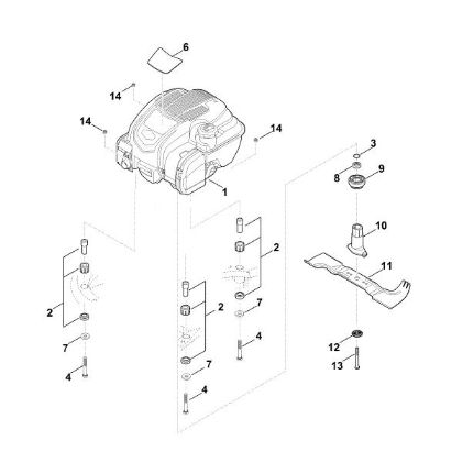 Picture of F - Engine, blade RM 545.0 V
