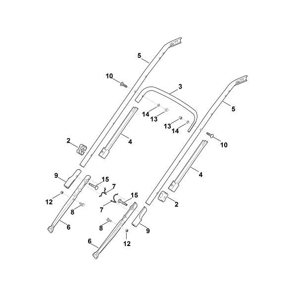 Picture of B - Handle lower part RM 545.0 VE