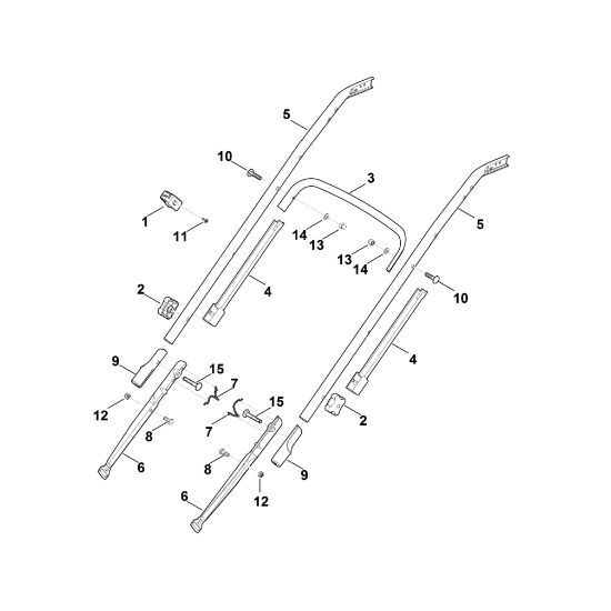 Picture of B - Handle lower part RM 545.0 VM
