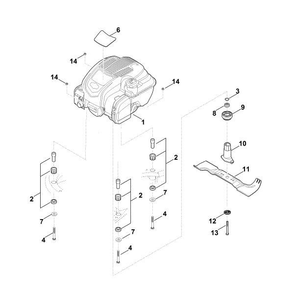Picture of F - Engine, blade RM 545.0 VR