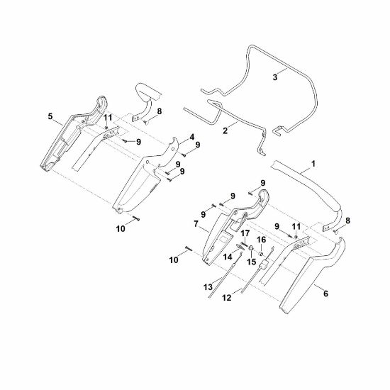 Picture of A - Handle upper part RM 545.1 T