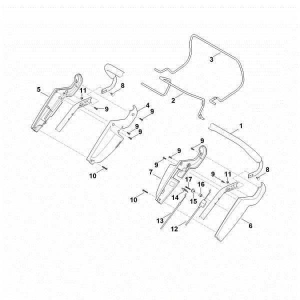 Picture of A - Handle upper part RM 545.1 T