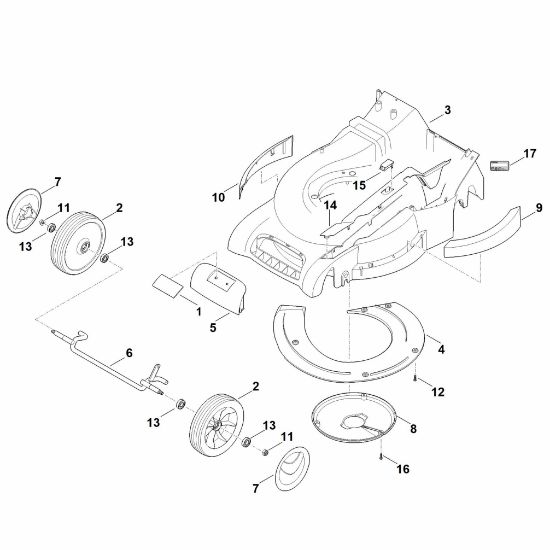 Picture of D - Housing, Front axle RM 545.1 T