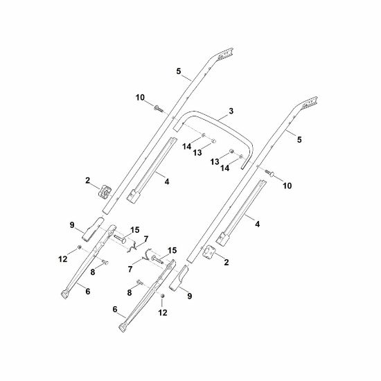 Picture of B - Handle lower part RM 545.1 VE