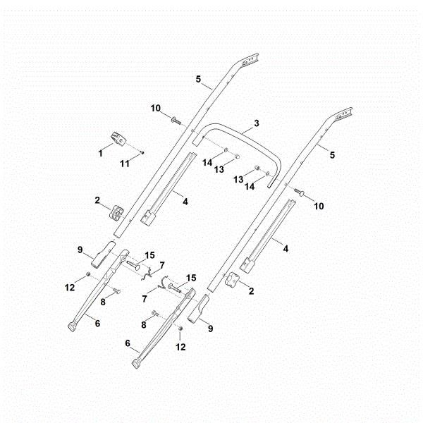 Picture of B - Handle lower part RM 545.1 VM